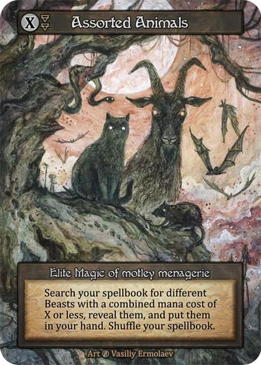 Assorted Animals card image