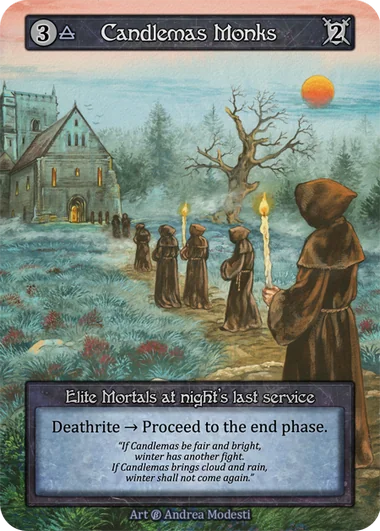 Candlemas Monks card image