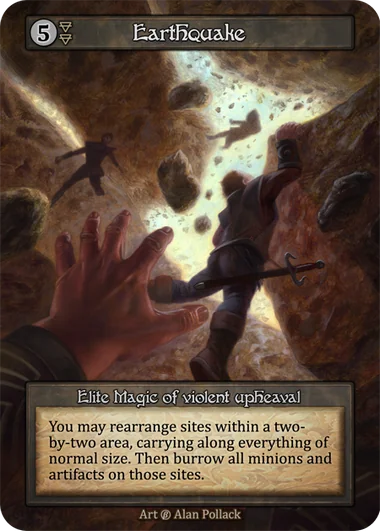 Earthquake card image