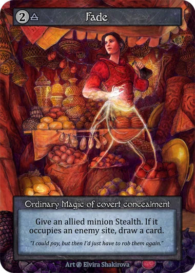 Fade card image