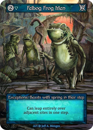 Felbog Frog Men card image