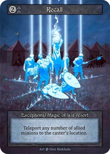 Recall card image