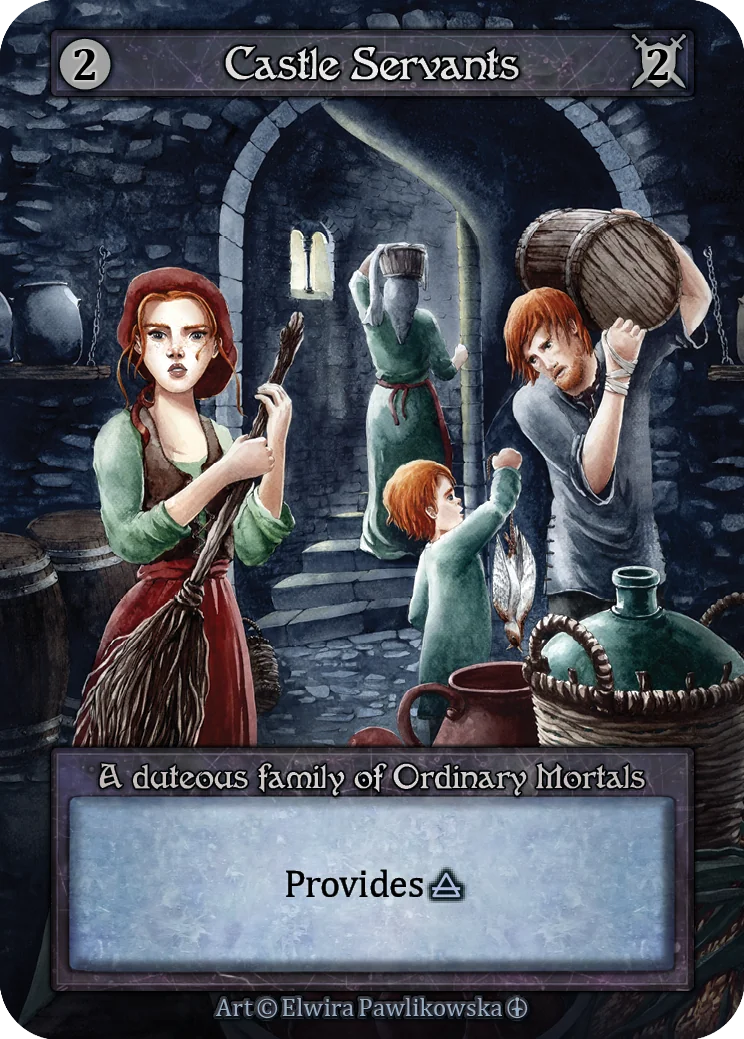 Castle Servants card image