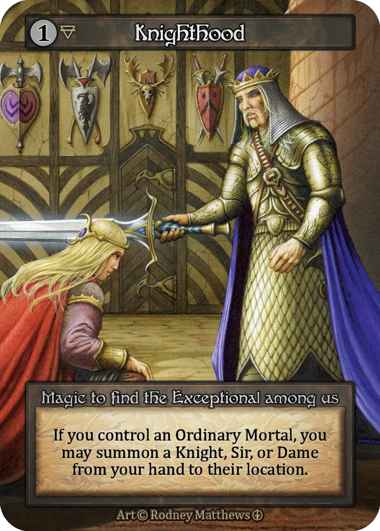 Knighthood card image
