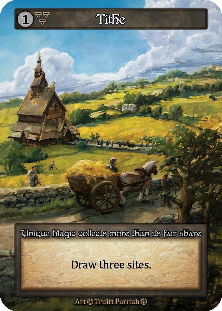 Tithe card image