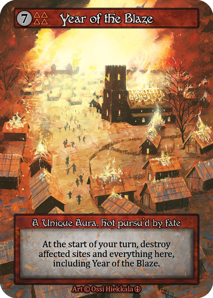Year of the Blaze card image
