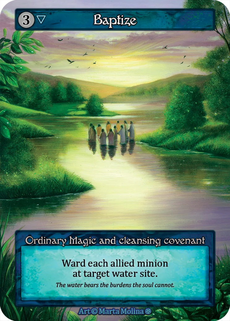 Baptize card image