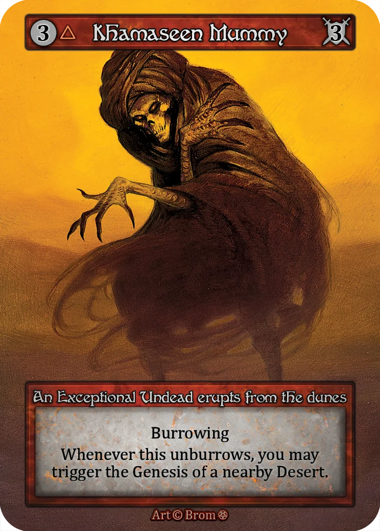 Khamaseen Mummy card image