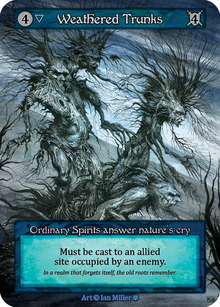 Weathered Trunks card image