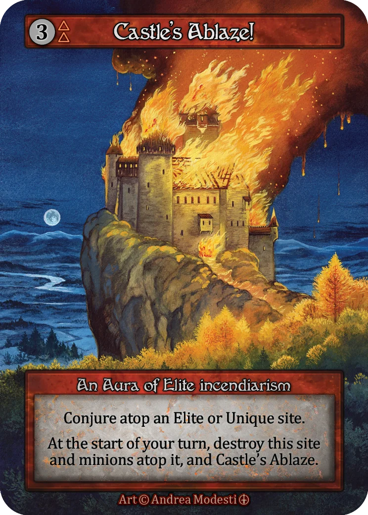 Castle's Ablaze! card image