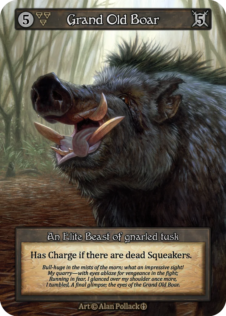 Grand Old Boar card image