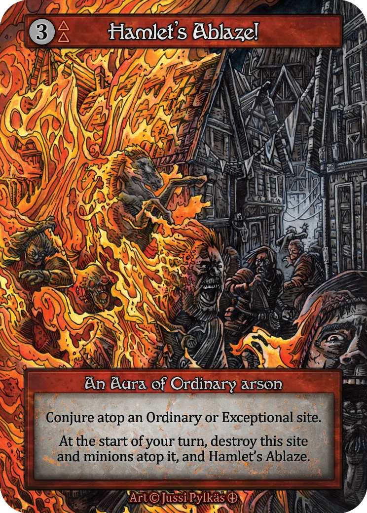 Hamlet's Ablaze! card image