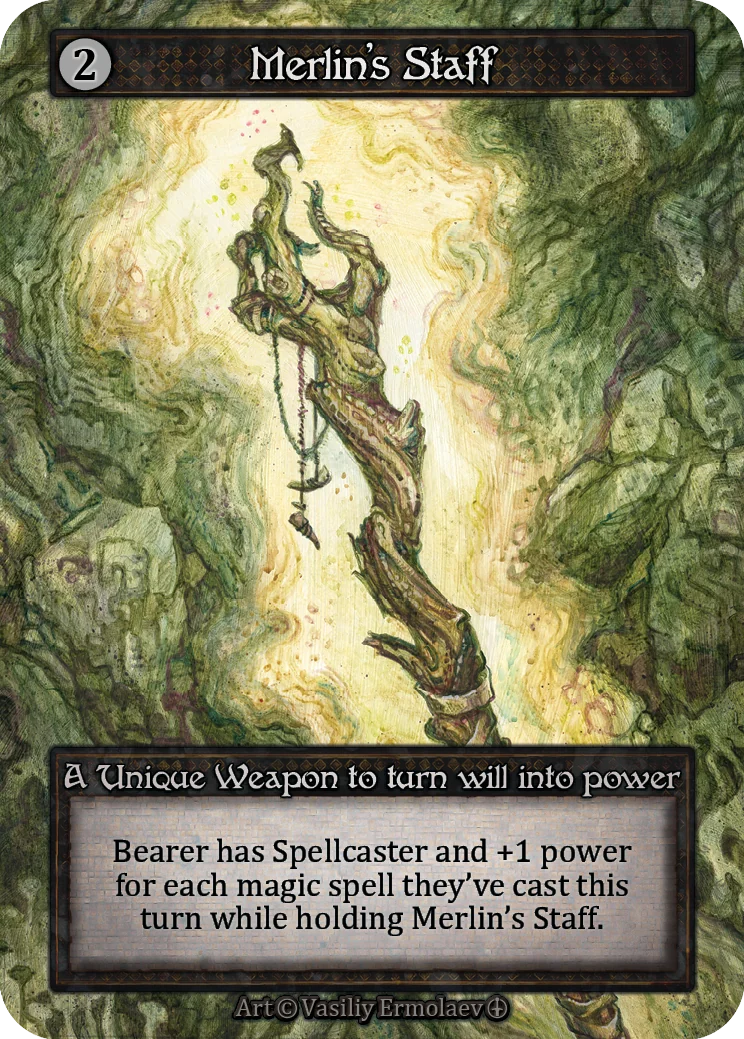 Merlin's Staff card image