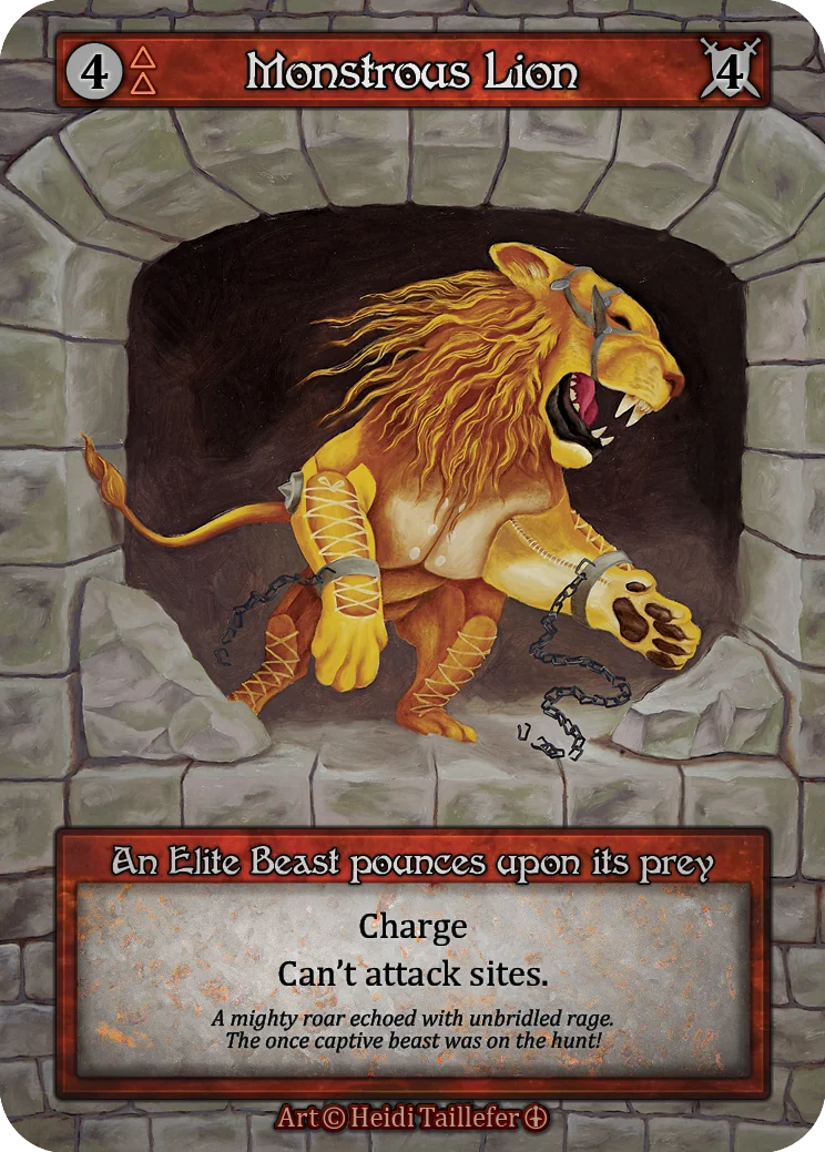 Monstrous Lion card image