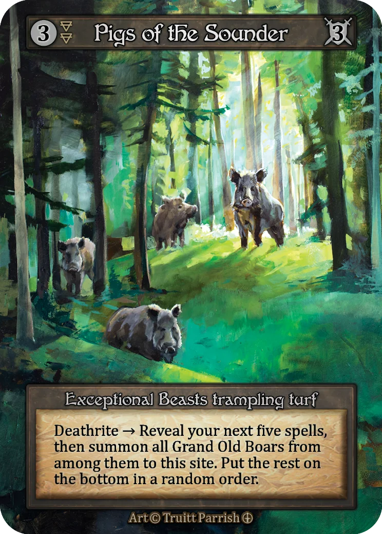 Pigs of the Sounder card image