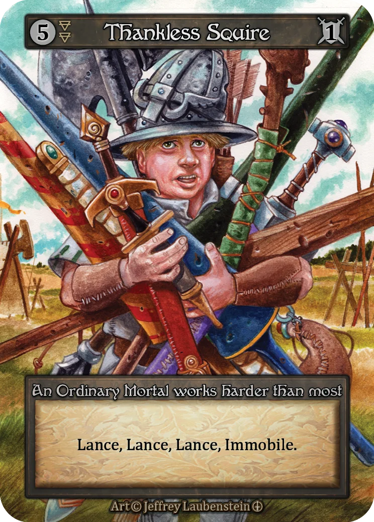 Thankless Squire card image