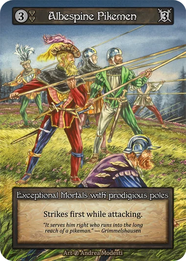Albespine Pikemen card image