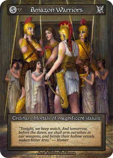 Amazon Warriors card image
