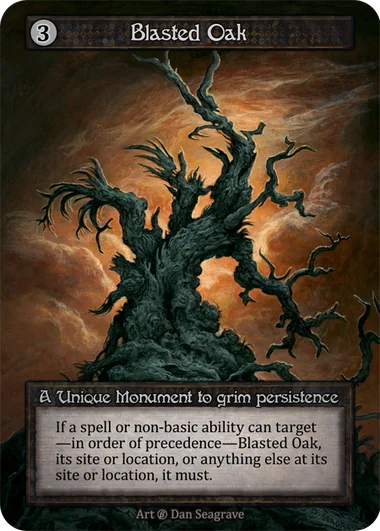 Blasted Oak card image