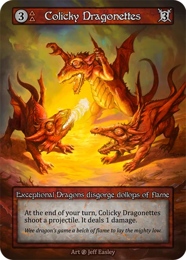 Colicky Dragonettes card image