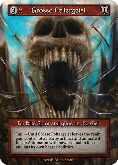 Grösse Poltergeist card image