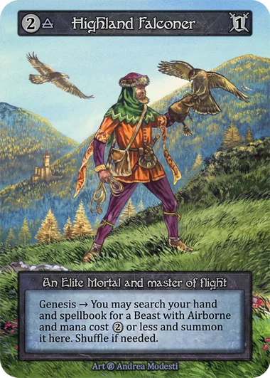 Highland Falconer card image