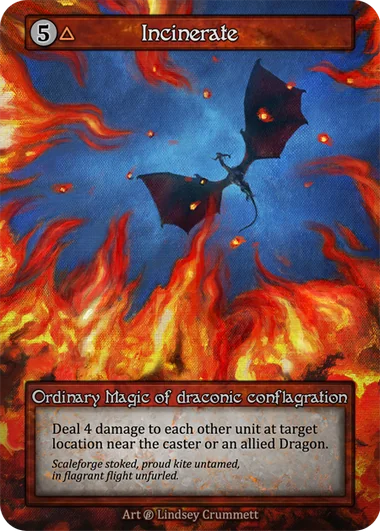 Incinerate card image