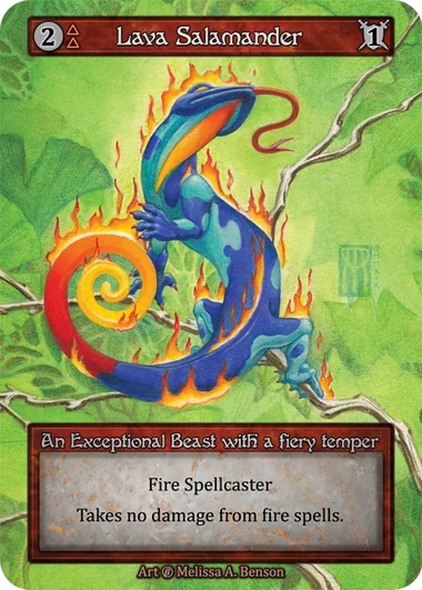 Lava Salamander card image