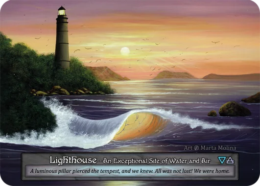 Lighthouse card image