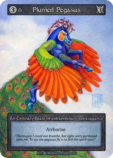 Plumed Pegasus card image