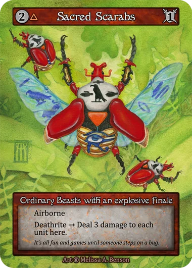 Sacred Scarabs card image