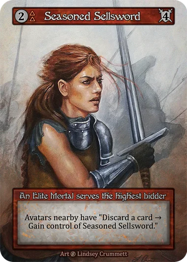 Seasoned Sellsword card image