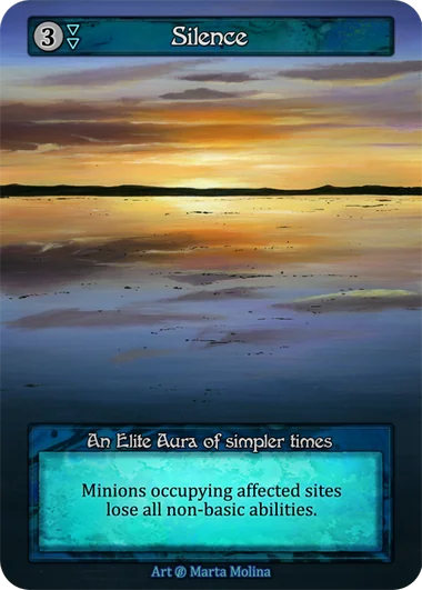 Silence card image