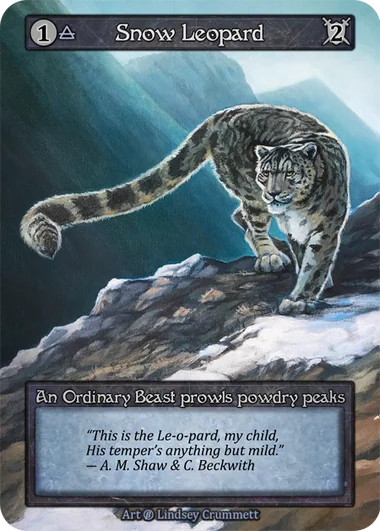 Snow Leopard card image
