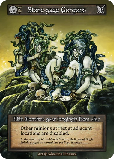 Stone-gaze Gorgons card image