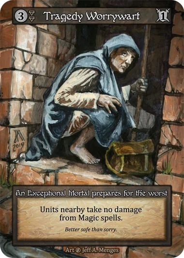 Tragedy Worrywart card image