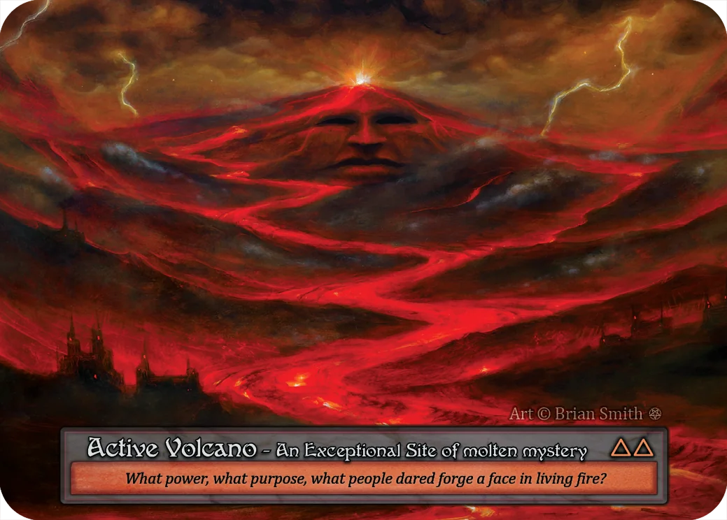 Active Volcano card image