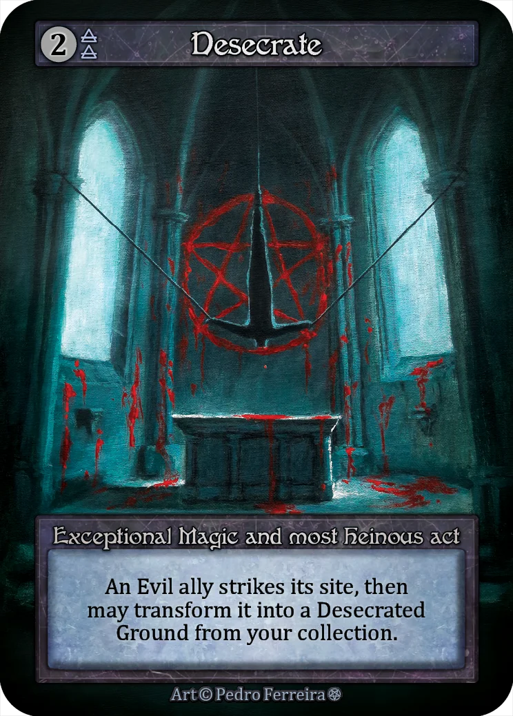 Desecrate card image