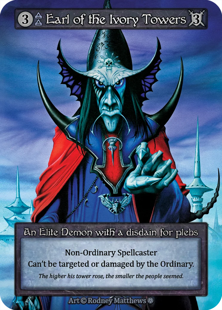 Earl of the Ivory Towers card image