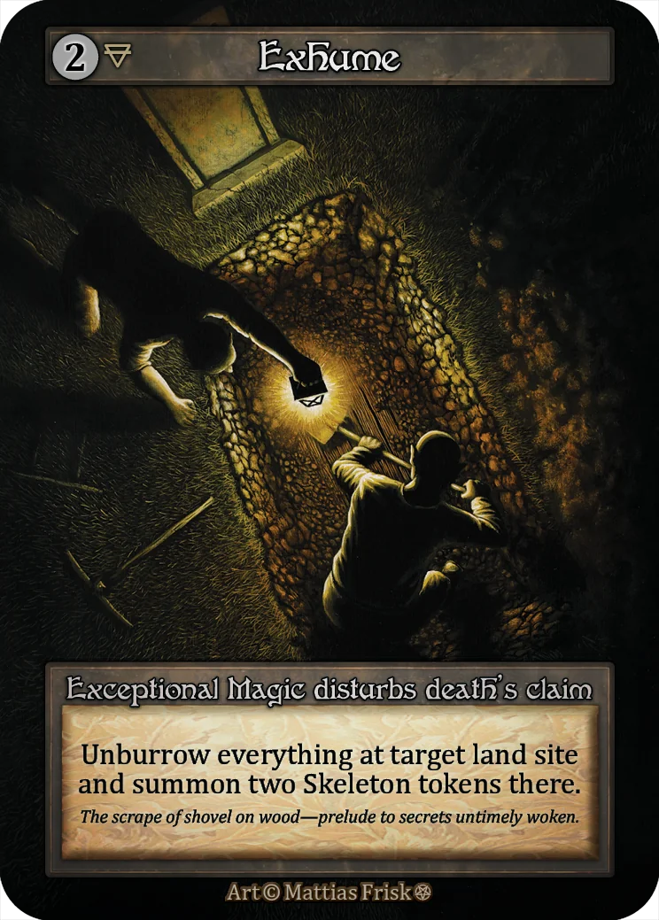 Exhume card image