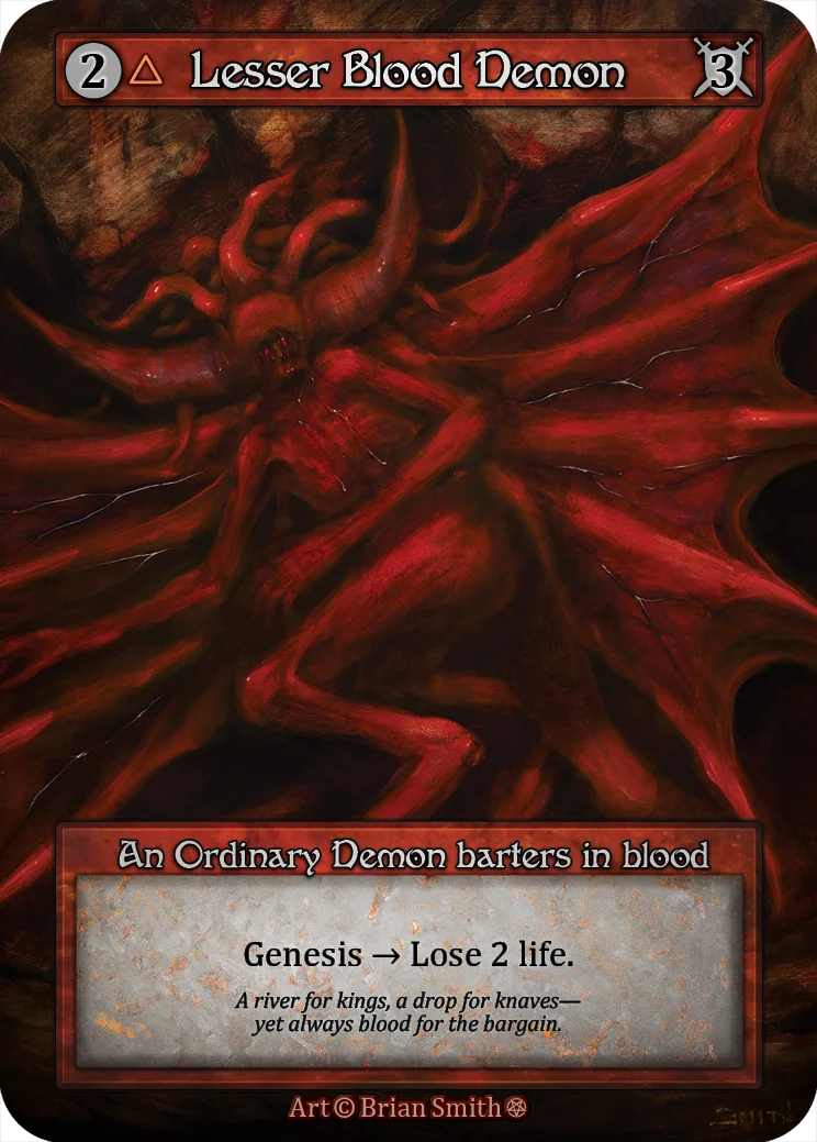 Lesser Blood Demon card image