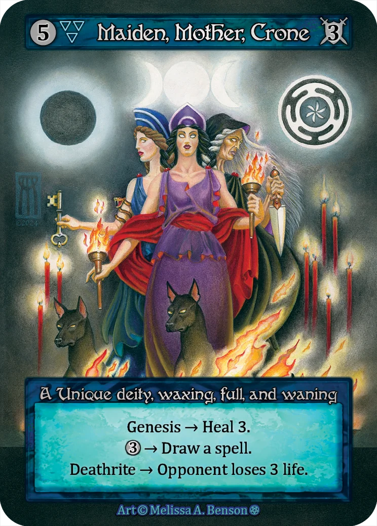 Maiden, Mother, Crone card image