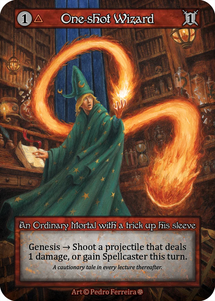 One-shot Wizard card image