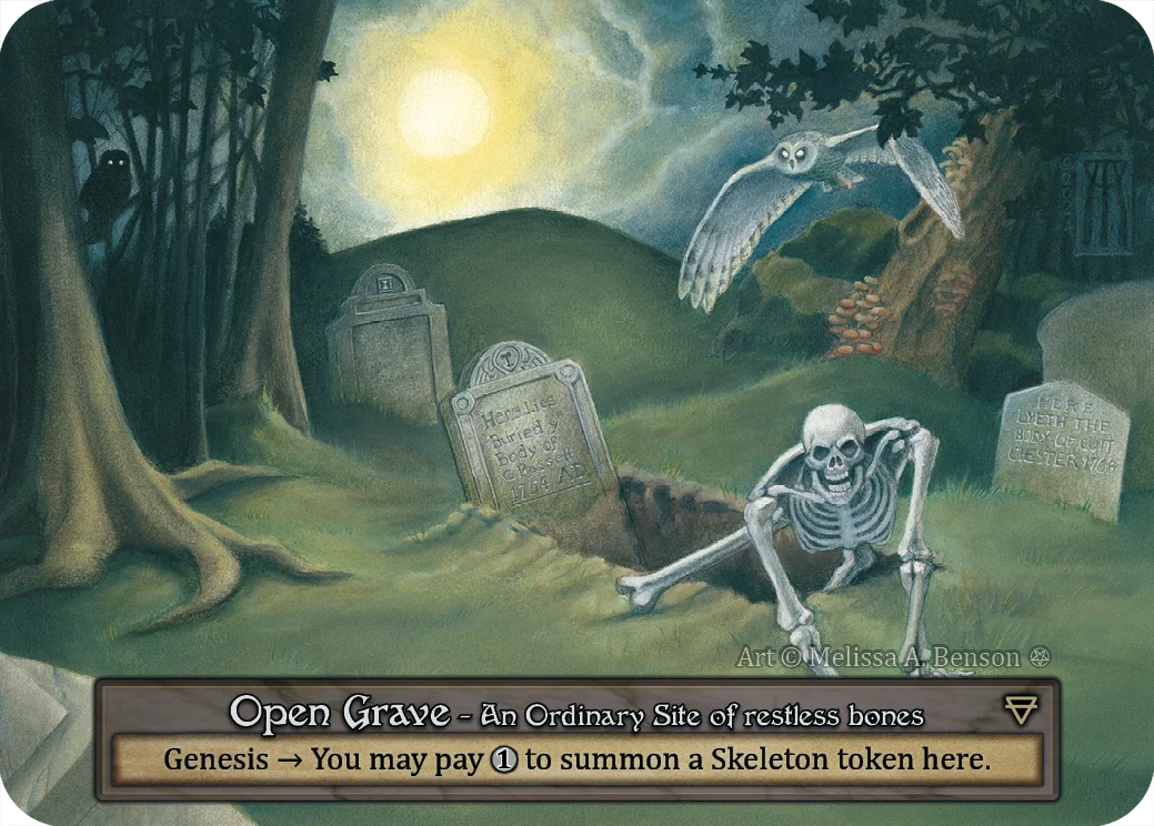 Open Grave card image