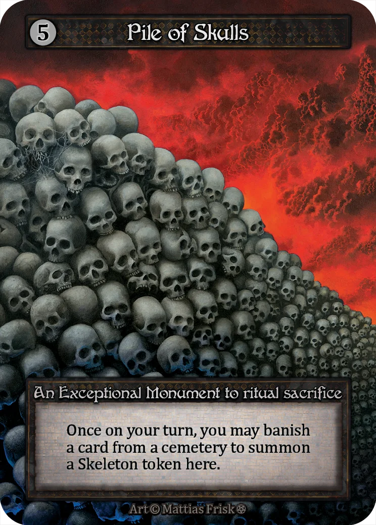 Pile of Skulls card image