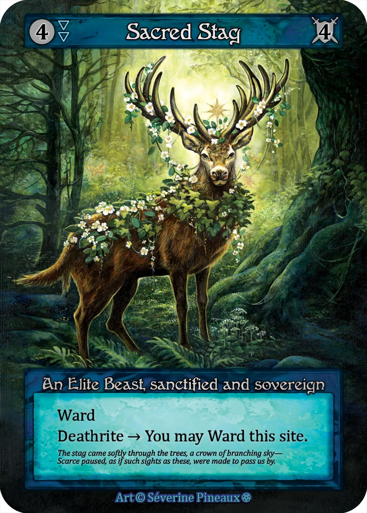Sacred Stag card image