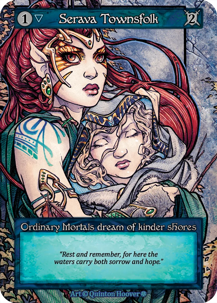 Serava Townsfolk card image