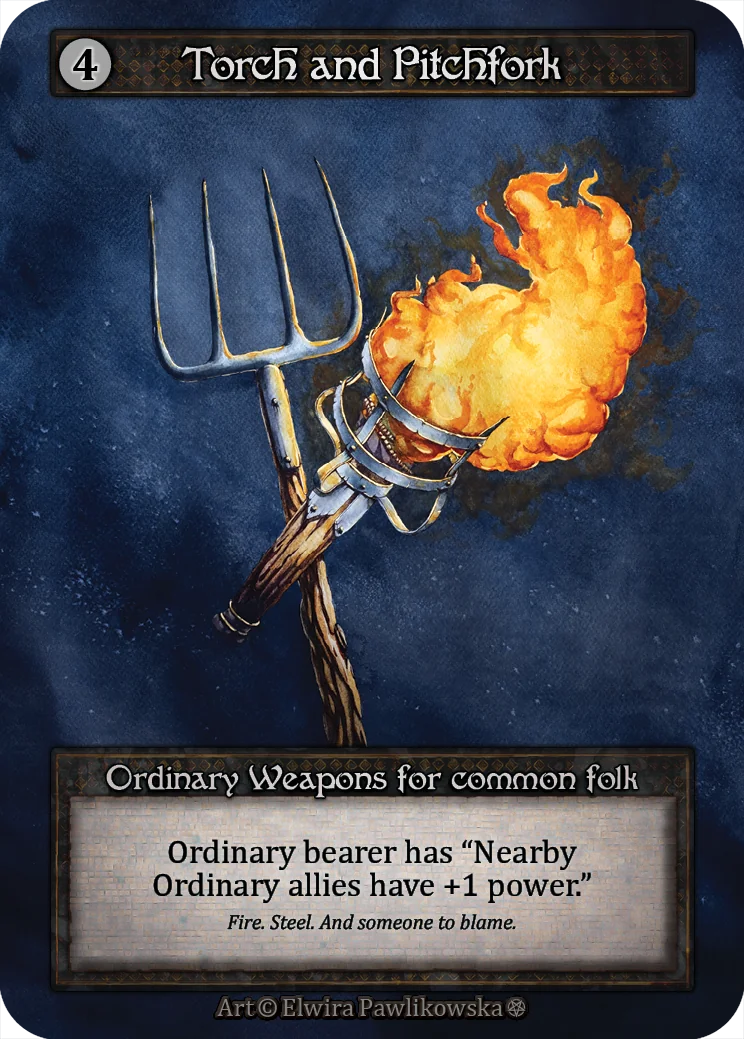 Torch and Pitchfork card image