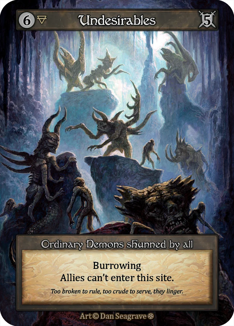 Undesirables card image